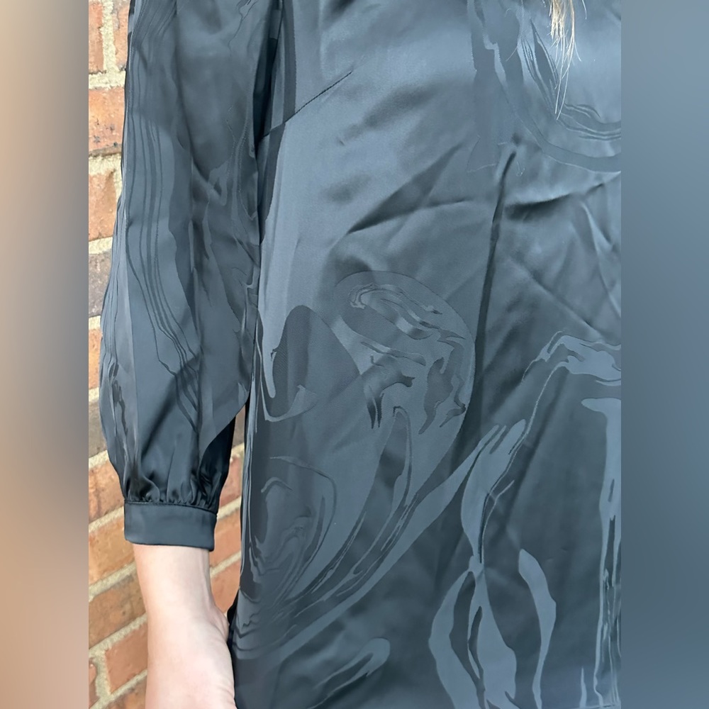 NWT Lafayette 148 swirl design tunic top - Picture 5 of 6
